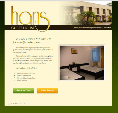 Hans Hotel Reservation System in VB.Net 1 Hans Hotel Reservation System in VB.Net